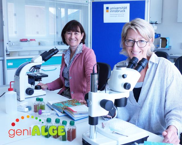 Die Projektverantwortlichen Dr. Sabine Wanzenböck und Michaela Ellmauer | Foto: Bilder: Josef Wanzenböck, Thomas Pröschold, Universität Innsbruck