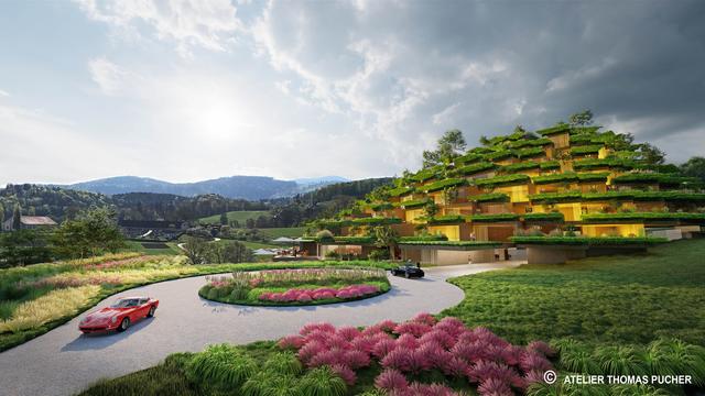 Stararchitekt Thomas Pucher inspirierte die Landschaft um Piber für das neue Resort. | Foto: Pucher
