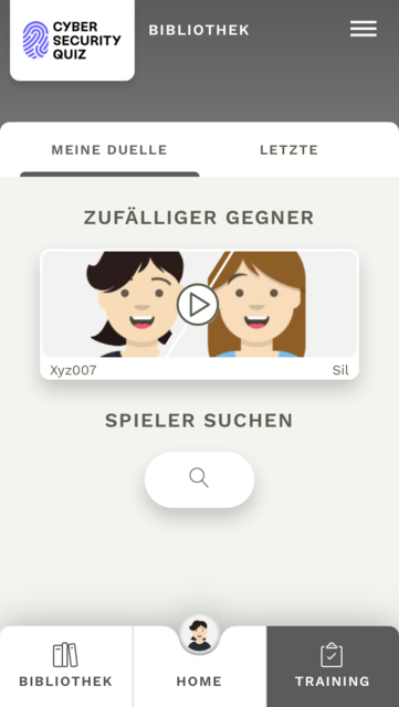 App-Tipp der Woche: Die App Cyber Security Quiz ist eine Lern- und Quizapp mit der die unterschiedlichen Gefahren im Internet ins Bewusstsein gerückt werden soll. Durch das Quiz wird dieses Wissen dann spielerisch abgefragt.  | Foto: Screenshot