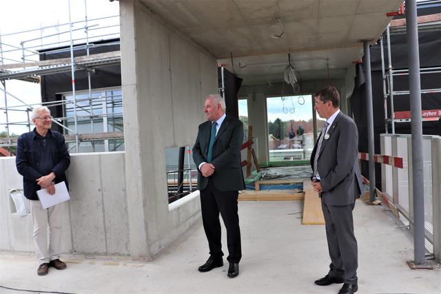 Architekt Christoph Schmölzer, LH Hermann Schützenhöfer und Bgm. Erich Gosch | Foto: Edith Ertl
