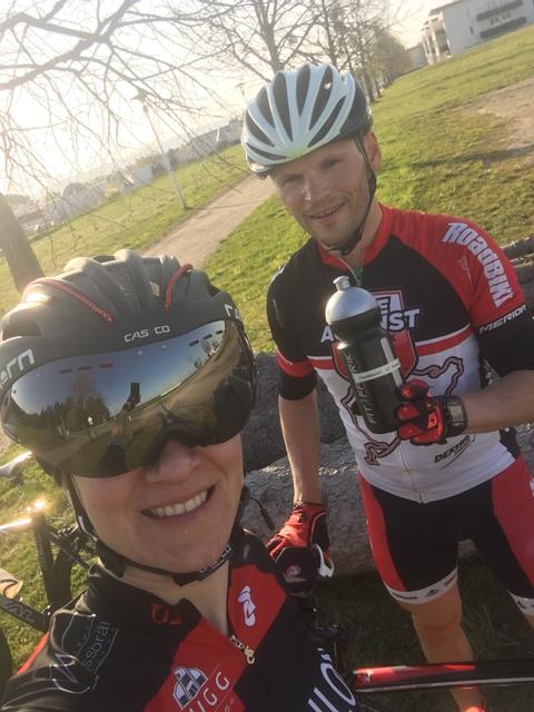 Sport ist gemeinsam nur mit dem Partner möglich - der Triathlon ATSV Braunau beteiligte sich fleißig am Kilometersammeln. | Foto: Triathlon ATSV Braunau