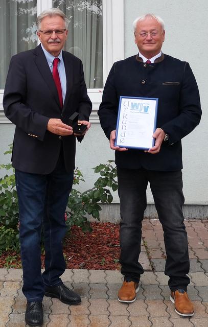 Franz Gartner  und Bürgermeister Hans Trink | Foto: zVg