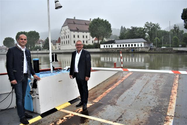 Vichtensteins Gemeinderat Andreas Moser (l.) mit Obernzells Bürgermeister Ludwig Prügl. | Foto: Pree