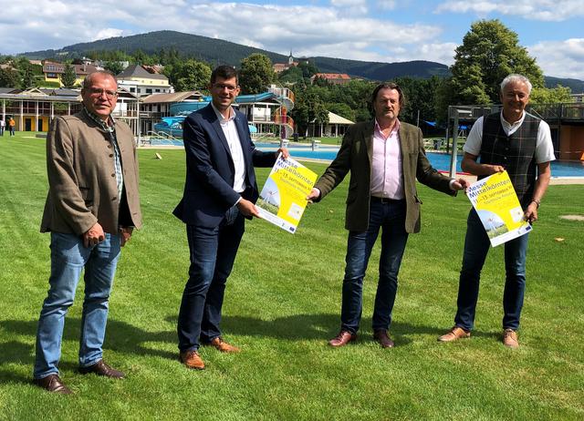 Wolfgang Monai, Martin Gruber, Franz Pirolt und Alexander Benedikt