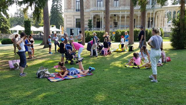 So war die Abschlussveranstaltung mit Picknick und Preisverleihung bei der Hermesvilla 2019 | Foto: BV Hietzing