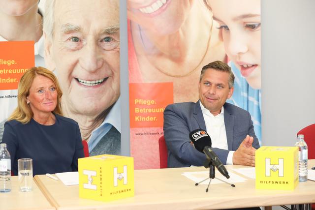 OÖ Hilfswerk-Geschäftsführerin Viktoria Tischler und Obmann Wolfgang Hattmannsdorfer zogen jetzt Bilanz über die Arbeit des Hilfswerks im vergangenen Jahr.