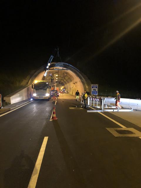 In den Nächten wurde fieberhaft gearbeitet. | Foto: Asfinag