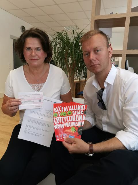 FPÖ-Bezirksparteiobfrau NRAbg. Edith Mühlberghuber und Stellvertreter Alexander Schnabel sind über die drakonische Strafe schockiert.
