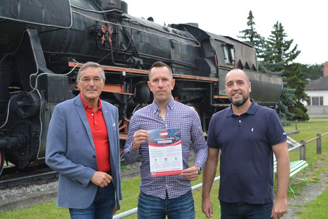 Martin Tallafuss, Martin Juric und Bürgermeister Ludwig Deltl
