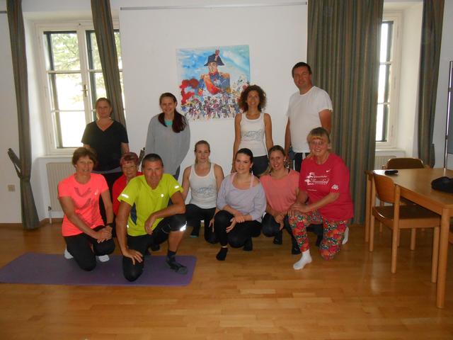 Sabrina Schrottmeyer führte durch den Yoga-Nachmittag