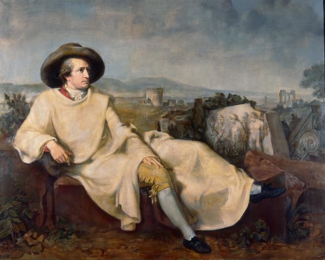 Reinhold Ewald nach Johann Heinrich Wilhelm Tischbein
Goethe, Johann Wolfgang von (1749–1832) in der Campagna.