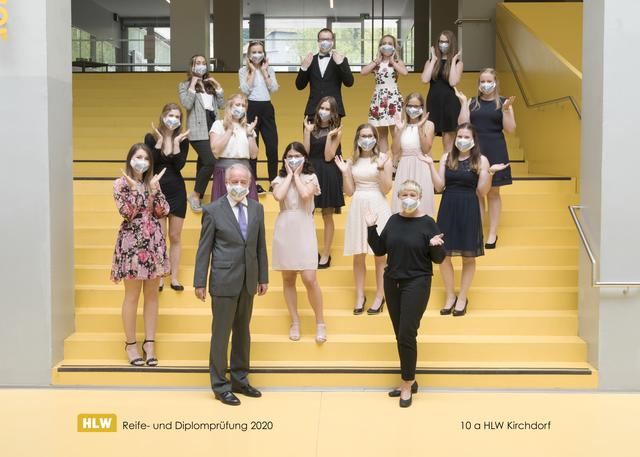 10a HLW mit Mund-Nasen-Schutz | Foto: BBS/Haijes