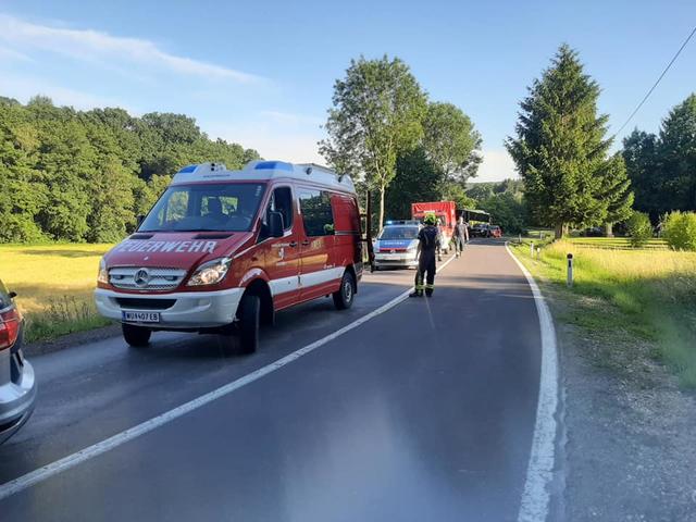 Schwerer Verkehrsunfall am Samstag.