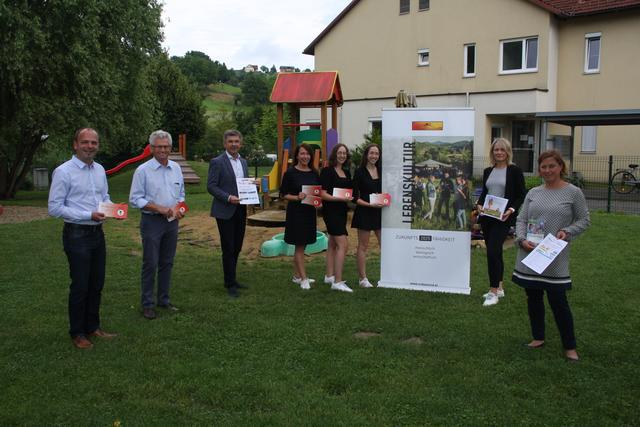 Team: Hans Suppan, Alfred Buchgraber, Franz Fartek, Martina Salchinger, Marie und Sophie Salchinger-Koch, Daniela Adler, Beatrice Strohmaier.