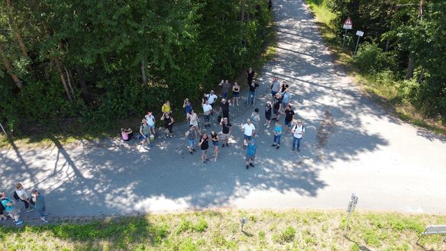 The Burnouts luden zum Wandern am Eisenberg. | Foto: Herbert Eberhardt