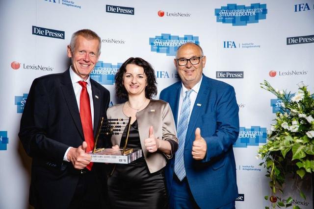 Die drei BKS-Geschäftsführer Werner Steinwendner, Katharina Bichler und Rudolf Lick | Foto: IFA AG