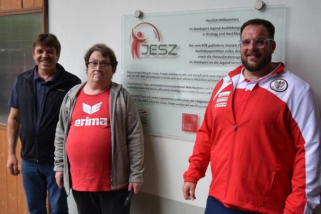 Von links: TLEV Jugendfachwart Hannes Mair, TLEV Jugendkoordinator Andi Aberger und BÖE Jugend- und Nachwuchskoordinator Bernd Zambo.