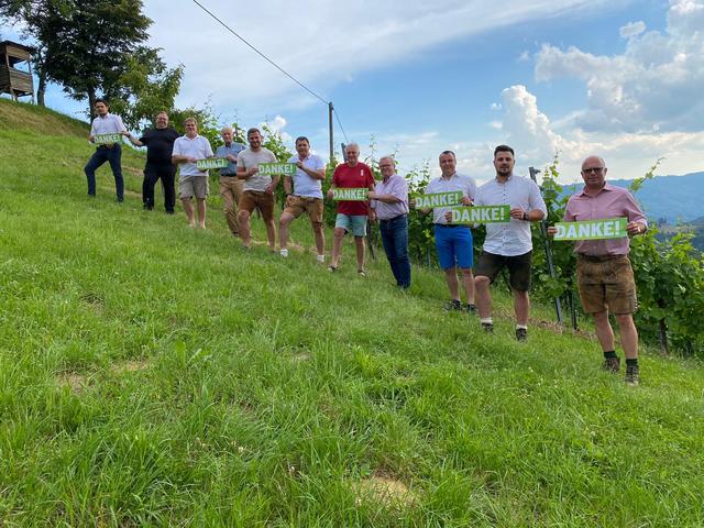 Bgm. Karl Habisch konnte mit seinem ÖVP-Team in Arnfels weiter zulegen.