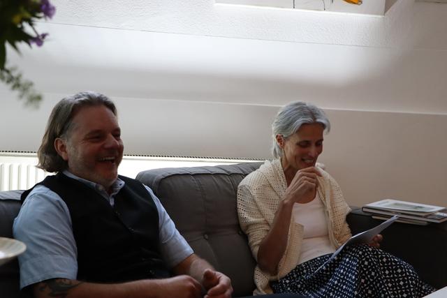 Peter Kohl und Christine Frei im Gespräch | Foto: Isser