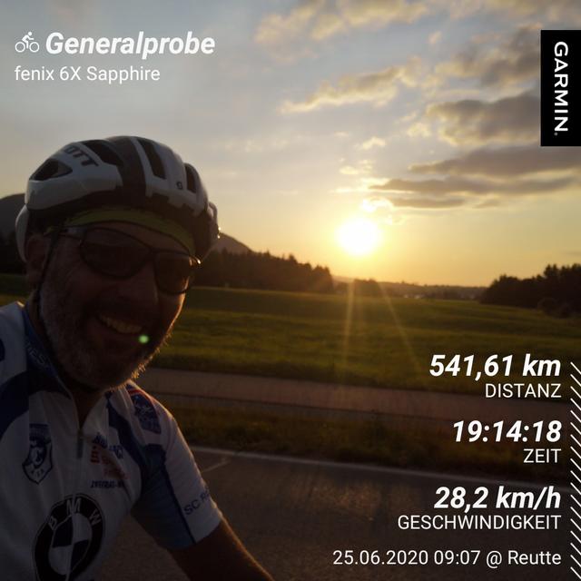 Chritsch hat die Generalprobe gut überstanden, somit steht der 24h-Solo-Charity-Radtour nichts mehr im Wege. | Foto: privat