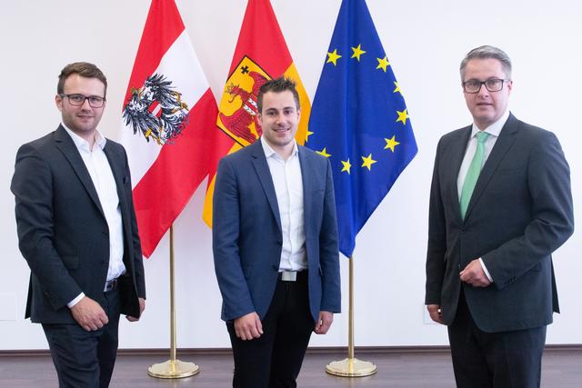 Daniel Ziniel, Christoph Krutzler und Markus Ulram fordern Unterstützung für die Gemeinden. | Foto: ÖVP