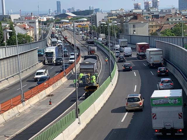 Auf der A23 kommt es zu Sperren von Auf- und Abfahrten. | Foto: Asfinag