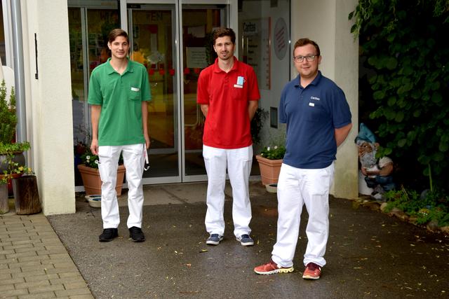 Die drei Zivieldiener mit Herz und Leidenschaft!
Von links:
Lukas Kreitzireck, Lorenz Buchgraber und Marcel Keutz/Interviewpartner