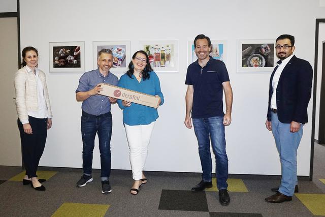 Katharina Bauer, Peter und Claudia Pfeil, Außenstellenobmann Andreas Kirnberger, Außenstellenleiter Ramazan Serttas zu Besuch.