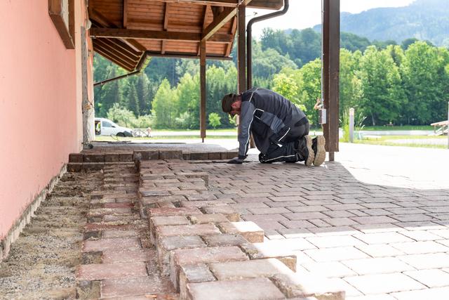 Arbeiten am Freizeitpark | Foto: Christian Fürnholzer