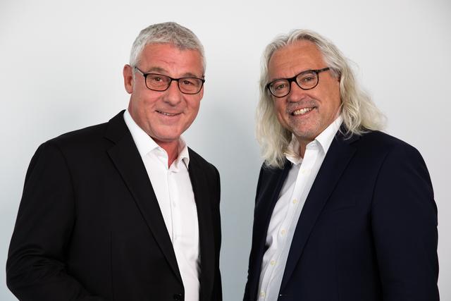 Josef Buttinger, Managing Director und Sprecher der Geschäftsführung sowie Manfred Webersdorfer Managing Director und Geschäftsführender Gesellschafter (v. l.).