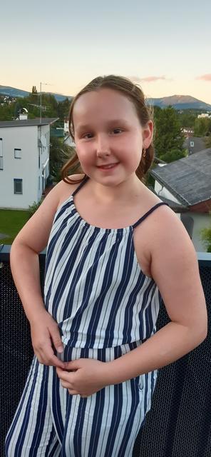 Mia Schwarz aus Weiz hat mit ihrem Bild den steirischen Luftsprungwettbewerb gewonnen.