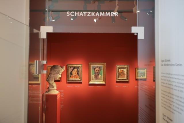 Blick in die Schatzkammer des Schiele-Museums in Tulln.