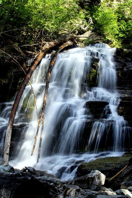 Juli / Wasserfall