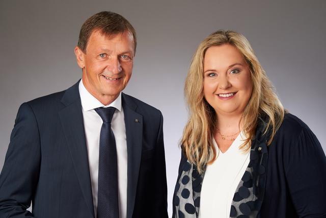 Die Geschäftsleitung der Raiffeisenbank Region Schärding: Direktor Matthias Breidt und Direktorin Karin Wallerstorfer-Rögl.