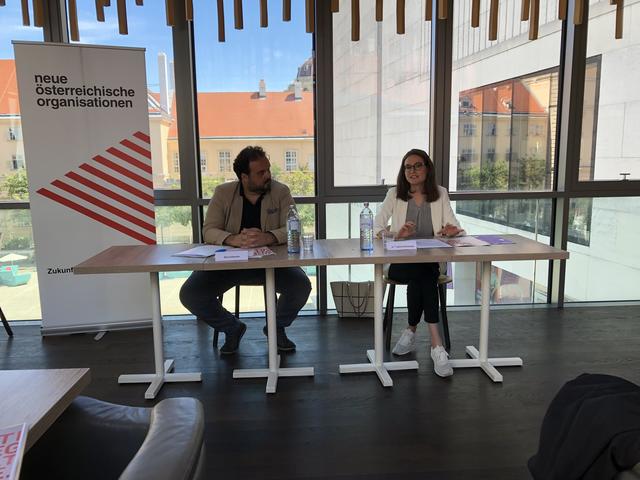 "Die Neuen": Judith Kohlenberger und Dino Schosche wollen Integration und Teilhabe von Migranten in Österreich fordern und fördern.