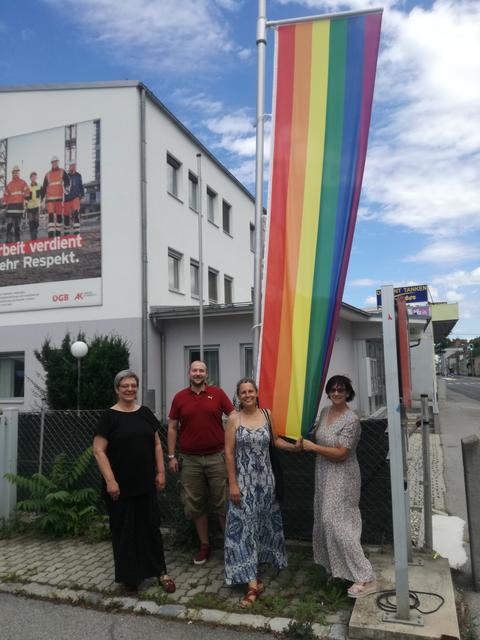 Gemeinderätin Margot Linke, Stadtrat Michael Hlavaty, Gemeinderätin Beate Kainz, Stadträtin Ulrike Cap | Foto: Grüne