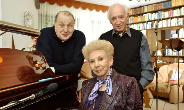 Lore Krainer hier mit Kurt Sobotka und Herbert Prikopa.