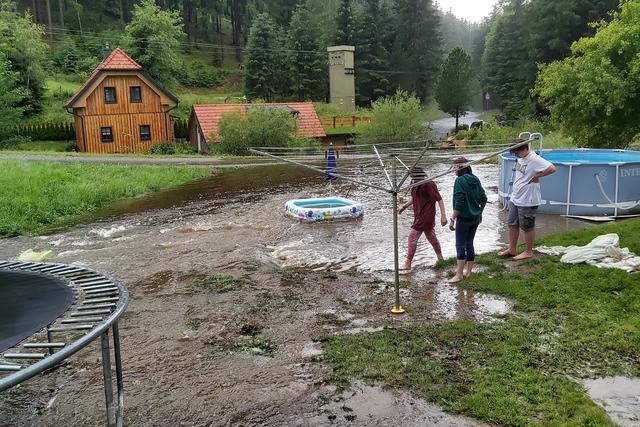 Auch Grundstücke waren betroffen.