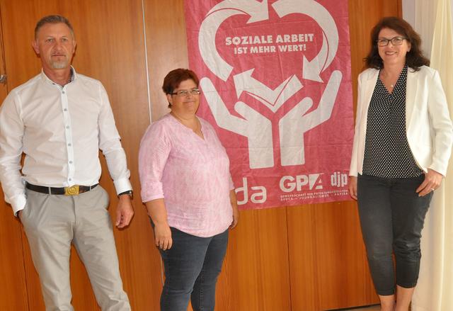 Forderungen an die Politik: Ralf Wiestner, Margit Luxner, Sonja Föger-Kalchschmied (in Kitzbühel). | Foto: Kogler