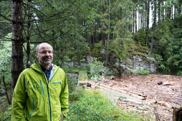 Diplom Ingenieur Anton Pichler von der Wildbach- und Lawinenverbauung.  | Foto: Ronny Katsch