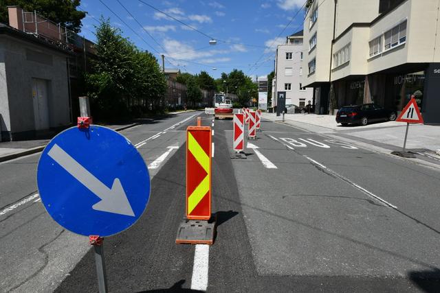 Mit Ende Juli 2020 wird die Baustelle an der Hellbrunner Straße im Süden der Stadt abgeschlossen werden. | Foto: Stadt Salzburg/Killer