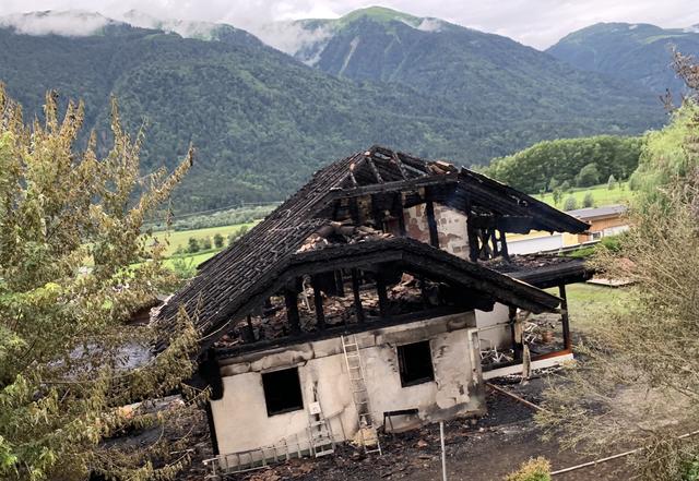 Das gesamte Haus wurde Opfer der Flammen. | Foto: Kiwanis