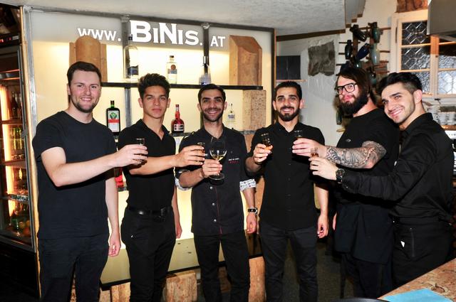Azdren Shala und sein Team bieten im BINIS feinste Kulinarik – geöffnet ist jetzt auch zu Mittag.