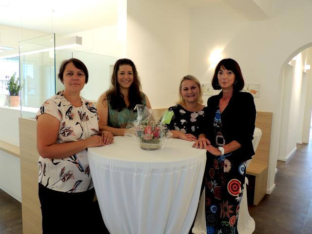 Dr. med. Renate Jocham, Eva Schilli, Sandra Friedenberger und Renate Spiess.