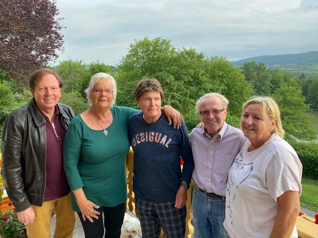 Bgm. Matthias Weghofer, GR Christine Reeh, Rudolf Tschirk und Gerhard Messner mit Gattin