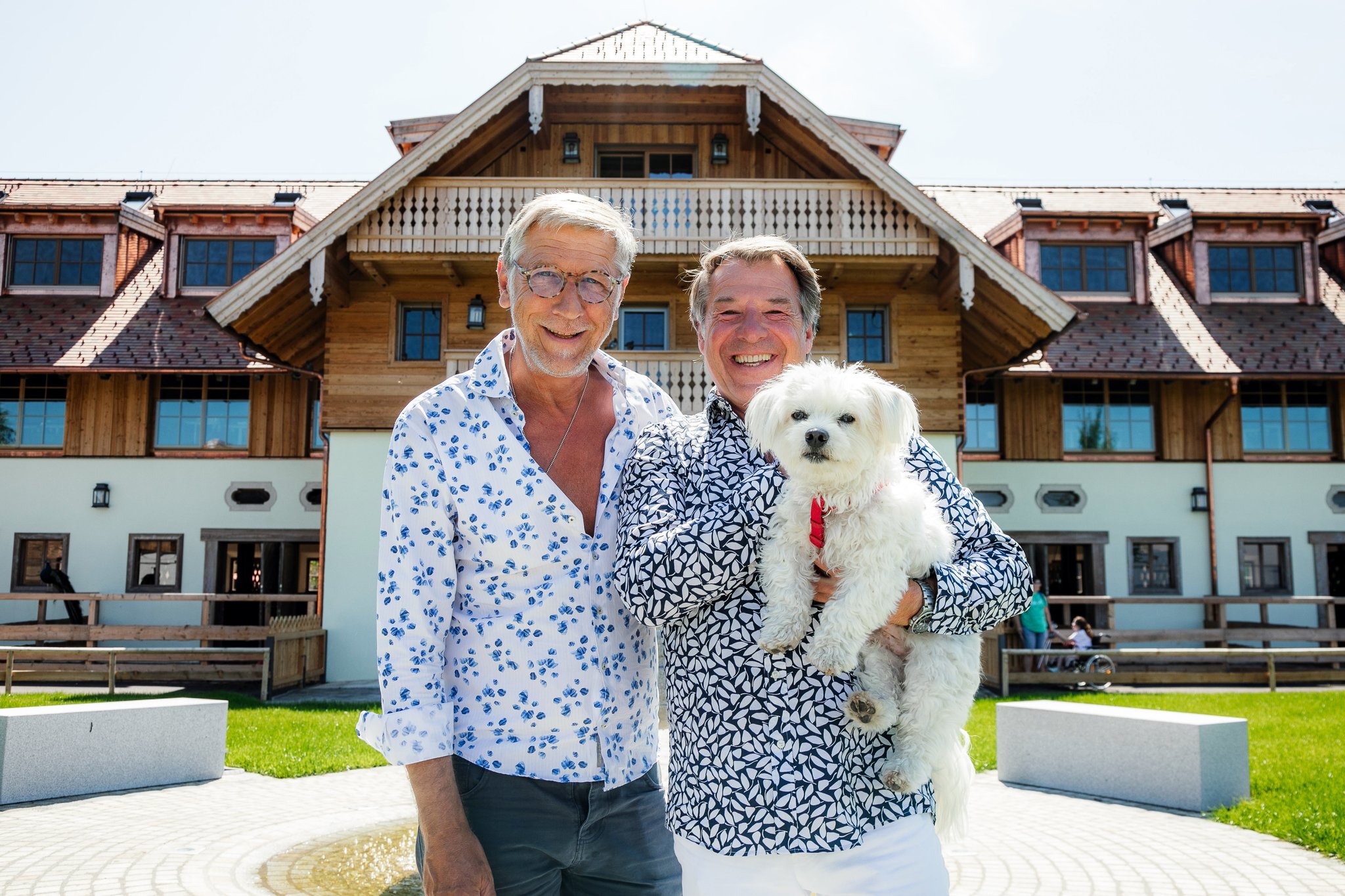 Hund Obelix fühlte sich in seiner Geburtsstätte sehr wohl Patrick