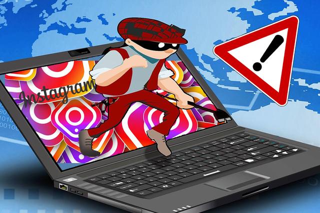 Wie Watchlist-Internet berichtet, bekommen derzeit Instagram-Nutzer Nachrichten, dass ihre Bilder geklaut wurden und von jemand anderem auf Instagram hochgeladen wurden. Mit diesen Nachrichten wollen Betrüger an Zugangsdaten kommen. | Foto: Montage