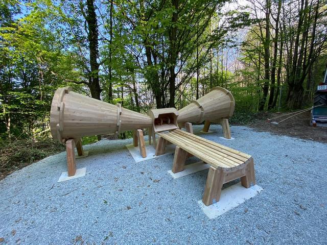 Besonders imposant ist die achte Station "Der Klang der Natur".  | Foto: Landjugend St. Andrä-Höch