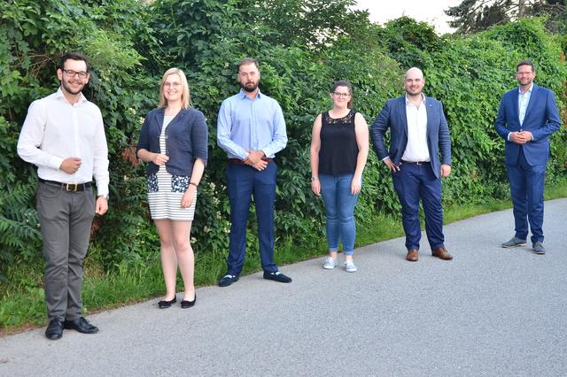 JPV Groß-Enzersdorf: Obmann Georg Sulzmann, Stellvertreterin Bettina Förster, Stellvertreter René Kalis, Schriftführerin Yvonne Engelmann, Kassier Felix Geyer, Ehrengast Lukas Mandl