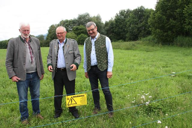 Sammeln Unterschriften: Alois Deutinger, Matthias Kranz, Michael Puster.